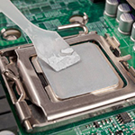 Tube de pate thermique et cpu 